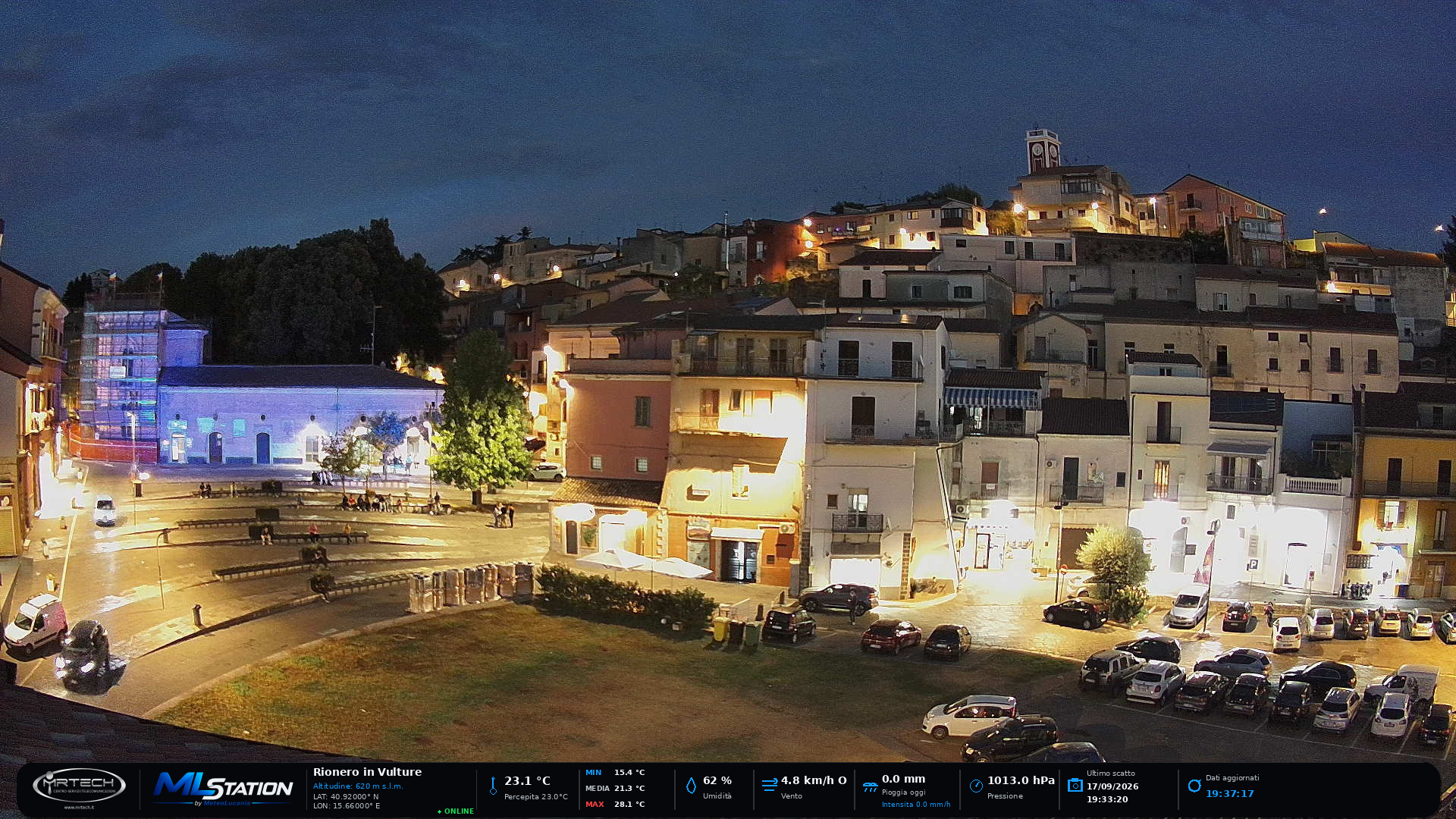 Webcam di Rionero in Vulture